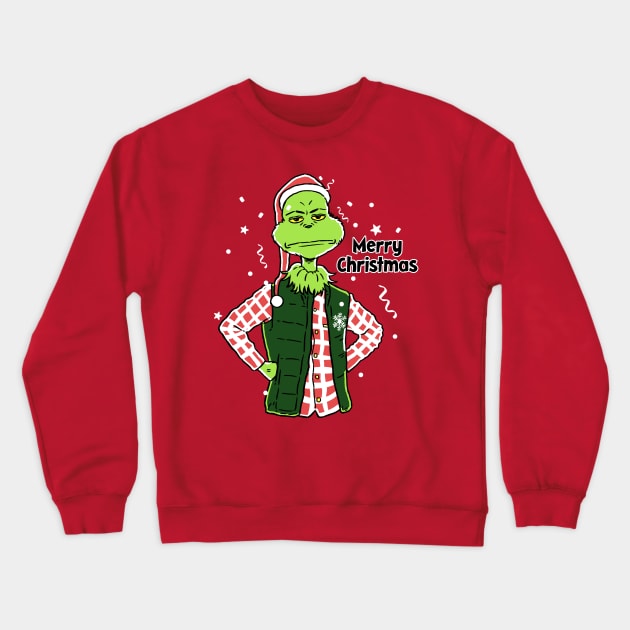 Grinchmas Crewneck Sweatshirt by mohymochi